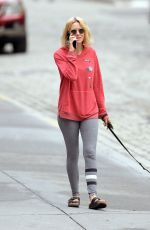 NAOMI WATTS Out with Her Dog in New York 05/23/2018