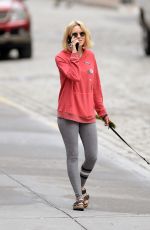 NAOMI WATTS Out with Her Dog in New York 05/23/2018