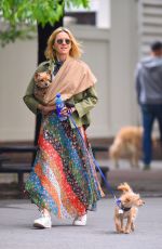 NAOMI WATTS Out with Her Dogs in New York 05/17/2018