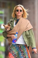 NAOMI WATTS Out with Her Dogs in New York 05/17/2018