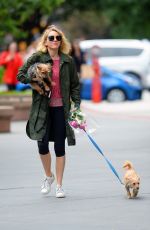 NAOMI WATTS Out with Her Dogs in New York 05/30/2018