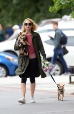 NAOMI WATTS Out with Her Dogs in New York 05/30/2018