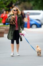 NAOMI WATTS Out with Her Dogs in New York 05/30/2018