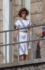 NATALIA DYER on the Set of Stranger Things in Lithonia 05/10/2018