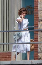 NATALIA DYER on the Set of Stranger Things in Lithonia 05/10/2018