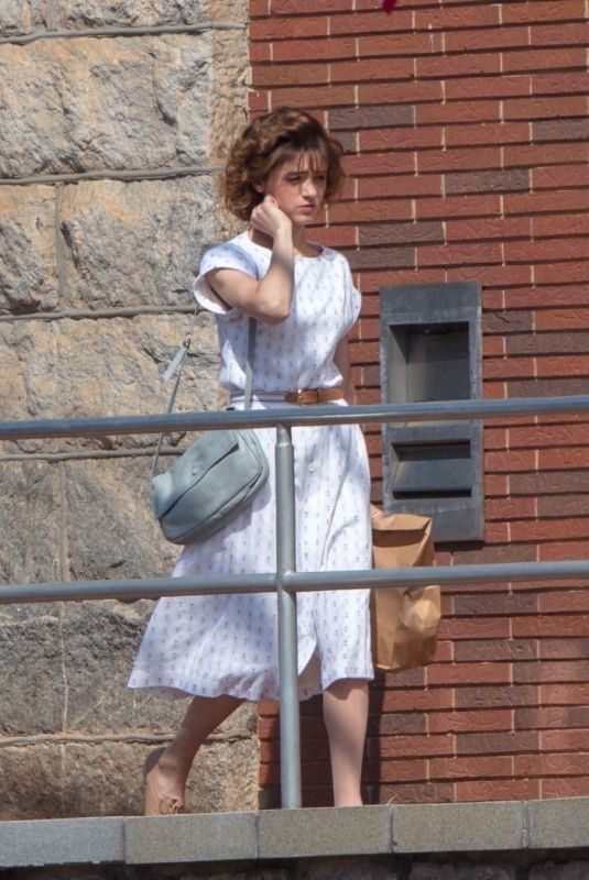 NATALIA DYER on the Set of Stranger Things in Lithonia 05/10/2018