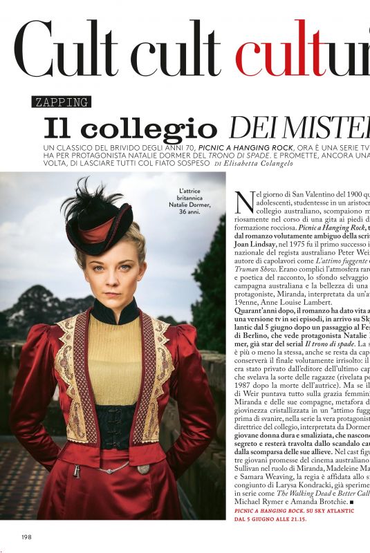 NATALIE DORMER in Grazia Magazine, Italy 05/24/2018