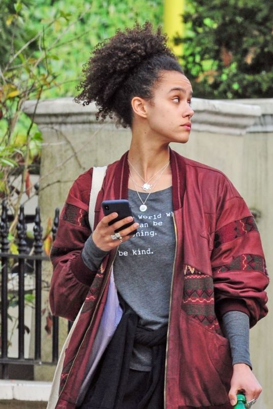 NATHALIE EMMANUEL Out in Notting Hill 05/16/2018