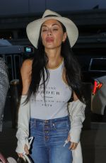 NICOLE SCHERZINGER at LAX Airport in Los Angeles 05/11/2018