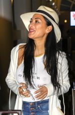 NICOLE SCHERZINGER at LAX Airport in Los Angeles 05/11/2018