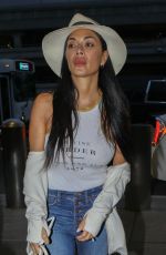 NICOLE SCHERZINGER at LAX Airport in Los Angeles 05/11/2018