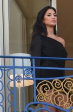 NICOLE SCHERZINGER on the Set of a Photoshoot in Cannes 05/16/2018