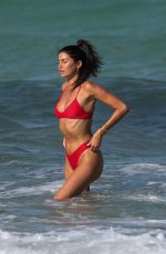 NICOLE WILLIAMS in Bikini at a Beach in Miami 04/30/2018