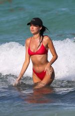 NICOLE WILLIAMS in Bikini at a Beach in Miami 04/30/2018