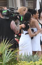 NIKKI and BRIE BELLA and other WWE Stars Filming Total Ddivas in Miami 05/30/2018