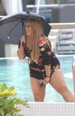 NIKKI and BRIE BELLA and other WWE Stars Filming Total Ddivas in Miami 05/30/2018