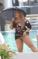 NIKKI and BRIE BELLA and other WWE Stars Filming Total Ddivas in Miami 05/30/2018