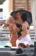 NIKKI and BRIE BELLA and other WWE Stars Filming Total Ddivas in Miami 05/30/2018