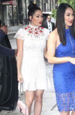 NIKKI and BRIE BELLA Arrives at The Chew in New York 05/17/2018