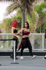 NIKKI and BRIE BELLA, NATALYA NEIDHART and SHARNA BURGESS Out in Miami Beach 05/30/2018