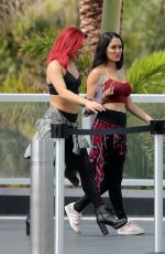 NIKKI and BRIE BELLA, NATALYA NEIDHART and SHARNA BURGESS Out in Miami Beach 05/30/2018