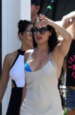 NIKKI BELLA in Bikini on the Set of Total Divas at a Pool in Miami 05/30/2018