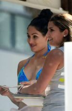 NIKKI BELLA in Bikini on the Set of Total Divas at a Pool in Miami 05/30/2018