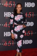 NIKKI M. JAMES at Fahrenheit 451 Premiere in New York 05/08/2018