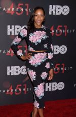 NIKKI M. JAMES at Fahrenheit 451 Premiere in New York 05/08/2018