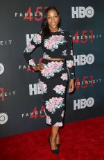 NIKKI M. JAMES at Fahrenheit 451 Premiere in New York 05/08/2018