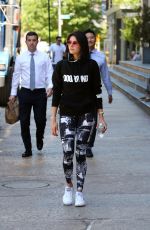 NINA DOBREV Leaves a Gym in New York 05/24/2018