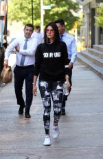 NINA DOBREV Leaves a Gym in New York 05/24/2018