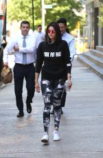 NINA DOBREV Leaves a Gym in New York 05/24/2018