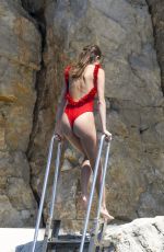 NOEL CAPRI BERRY in Swimsuit at Hotel Cap Eden Roc in Antibes 05/17/2018