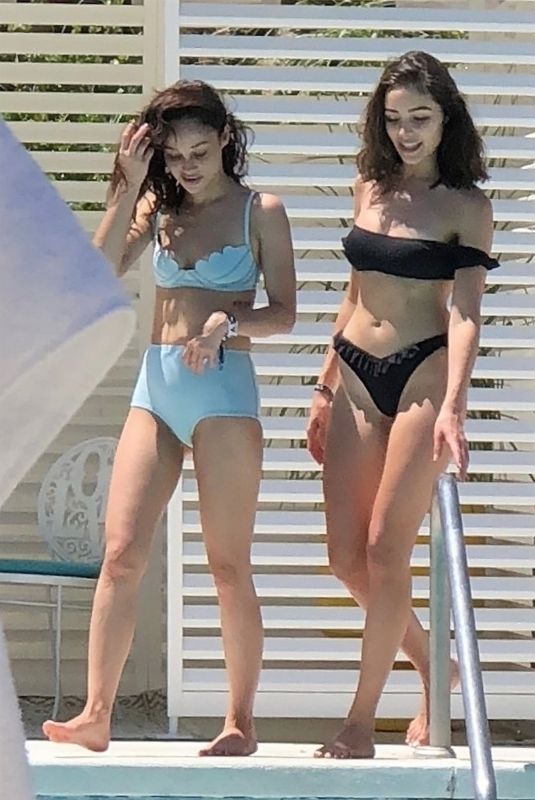 OLIVIA CULPO and CARA SANTANA in Bikini at a Resort in Palm Springs 05/02/2018