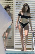 OLIVIA CULPO and CARA SANTANA in Bikini at a Resort in Palm Springs 05/02/2018