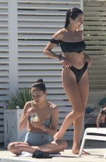 OLIVIA CULPO and CARA SANTANA in Bikini at a Resort in Palm Springs 05/02/2018