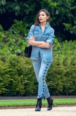 OLIVIA CULPO in Double Denim Out in London 05/31/2018