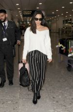 OLIVIA MUNN at Heathrow Airport in London 05/09/2018