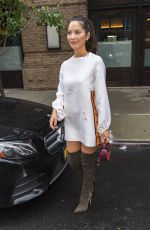 OLIVIA MUNN Leaves Her Hotel in New York 05/22/2018
