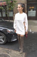 OLIVIA MUNN Leaves Her Hotel in New York 05/22/2018