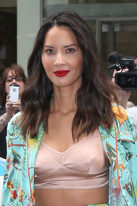 OLIVIA MUNN Leaves SiriusXM Studios in New York 05/23/2018