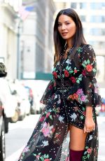 OLIVIA MUNN Promotes Her New Show in New York 05/24/2018