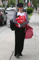 PARIS HILTON Out with Her Dog in West Hollywood 05/21/2018