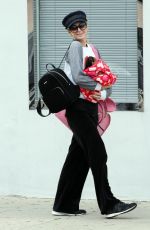 PARIS HILTON Out with Her Dog in West Hollywood 05/21/2018