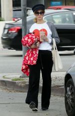 PARIS HILTON Out with Her Dog in West Hollywood 05/21/2018