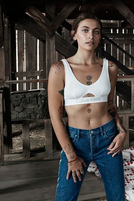 PARIS JACKSON and LULU TENNEY for MyCalvins Campaign 2018
