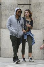 PARIS JACKSON and TJ Jackson Out in Paris 05/25/2018