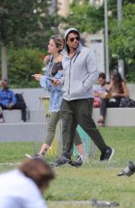 PARIS JACKSON and TJ Jackson Out in Paris 05/25/2018