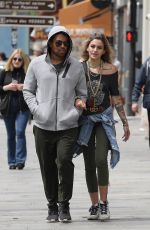 PARIS JACKSON and TJ Jackson Out in Paris 05/25/2018